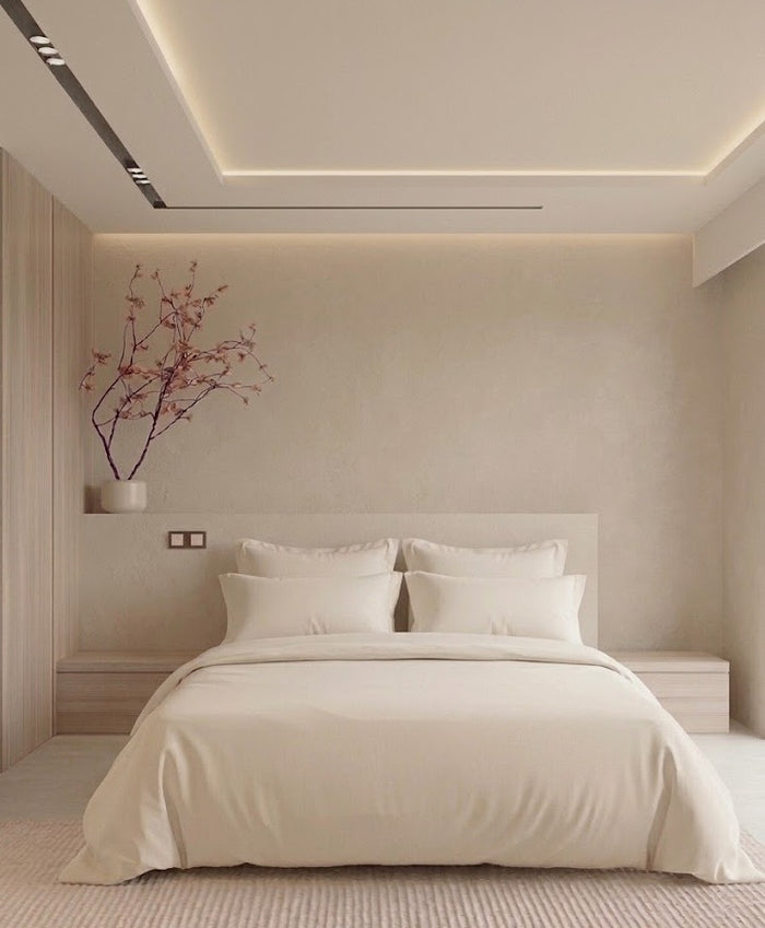 СПАЛЕН КОМПЛЕКТ MINIMALIST КРЕМ