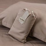 ЧАРШАФ С ЛАСТИК THE CRISPIST ТАУПЕ